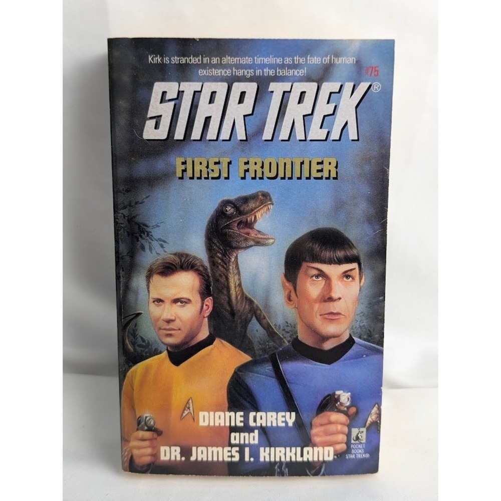 Pocket Books Star Trek Book First Frontier Sci-Fi Diane Carey #75 1995
